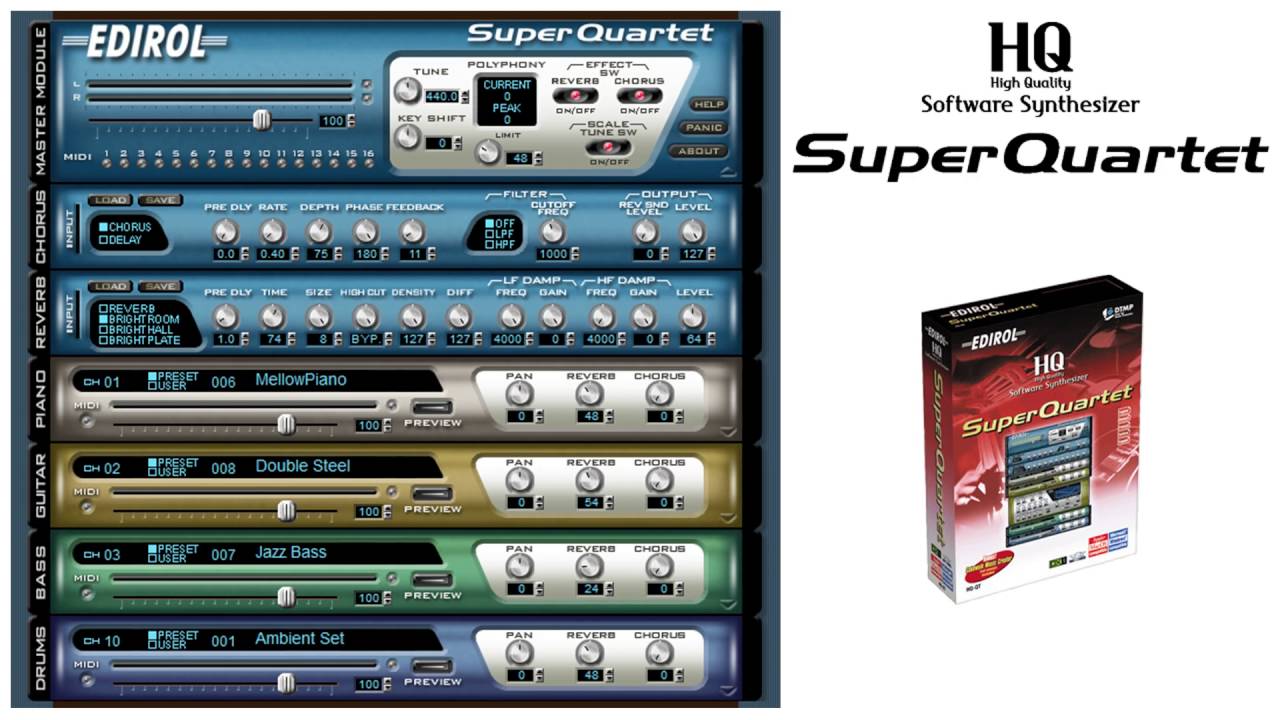 Edirol Super Quartet Vsti Free Download